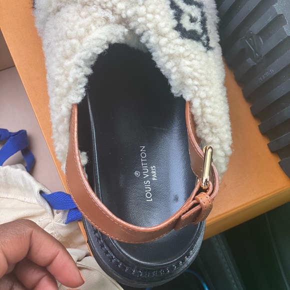 Brand New LV sandals with box, and papers - Picture 3 of 4